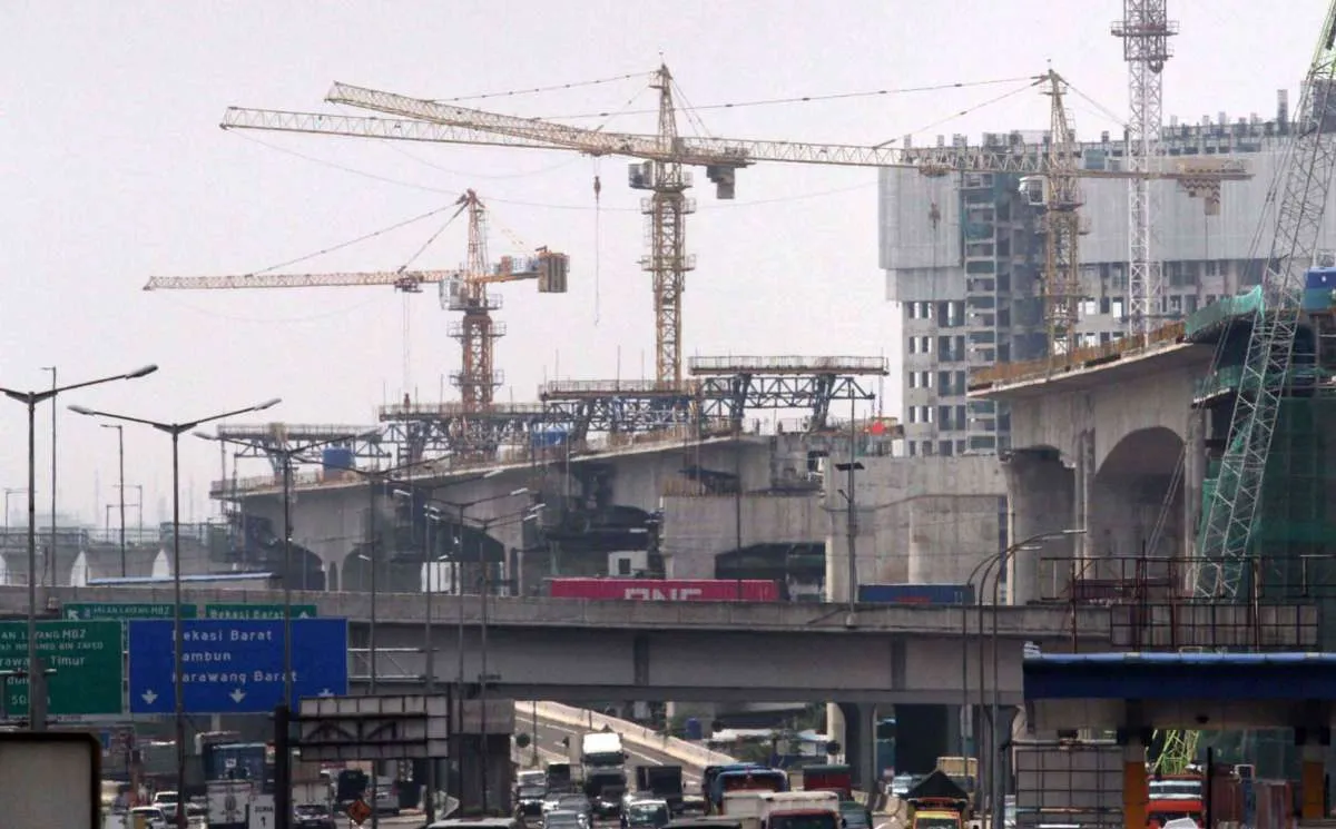 Progres proyek kereta cepat Jakarta-Bandung mencapai hampir 80%