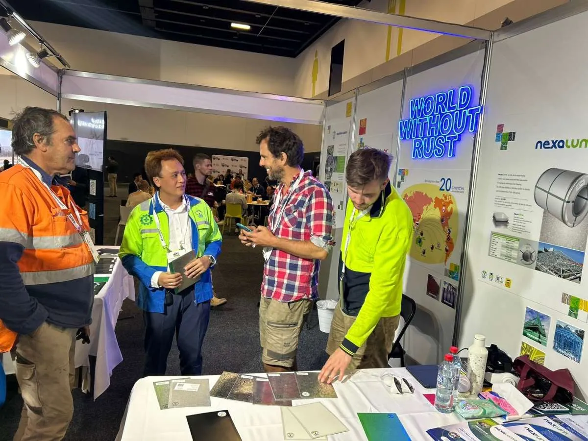 Produk Baja Lapis Buatan Indonesia Berjaya di Pameran Konstruksi Terbesar Australia 