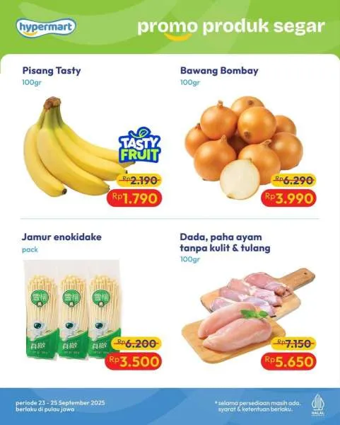Promo Hypermart Hyper Diskon Weekday Periode 23-25 September 2025