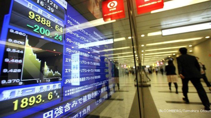 Bursa Asia melompat terkerek kinerja bursa Jepang