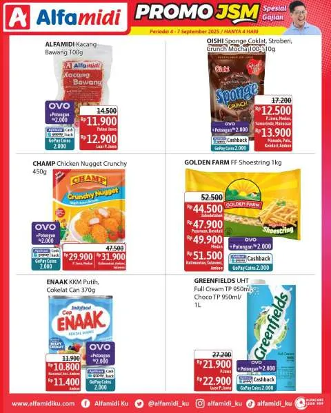 Promo JSM Alfamidi Hanya 4 Hari Periode 4-7 September 2025