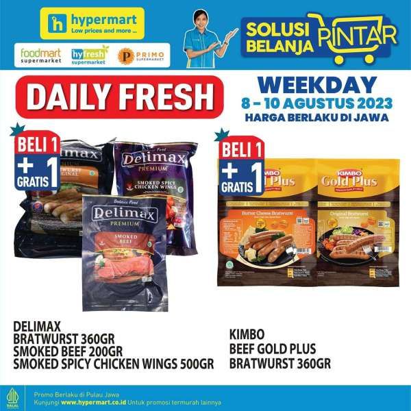 Katalog Promo Hypermart Weekday Terbaru 8-10 Agustus 2023