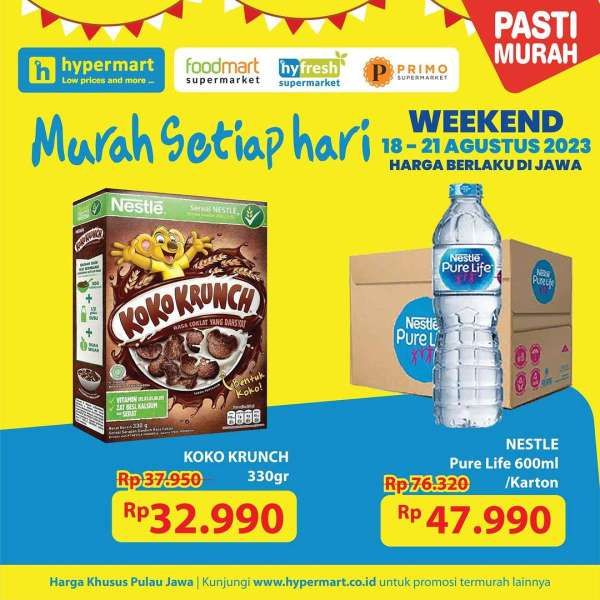 Katalog Promo JSM Hypermart Terbaru 18-21 Agustus 2023