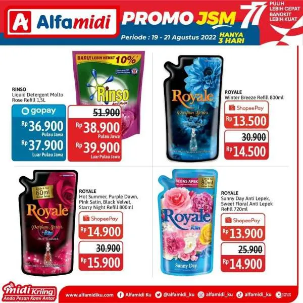 Promo JSM Alfamidi Periode 19-21 Agustus 2022