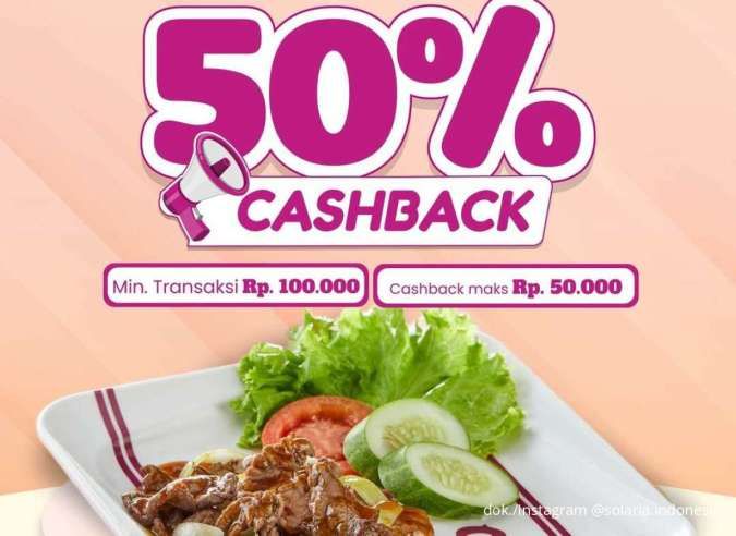 Hemat Akhir Tahun Cashback sampai 50% dengan Promo Solaria x Blu hingga 31 Desember