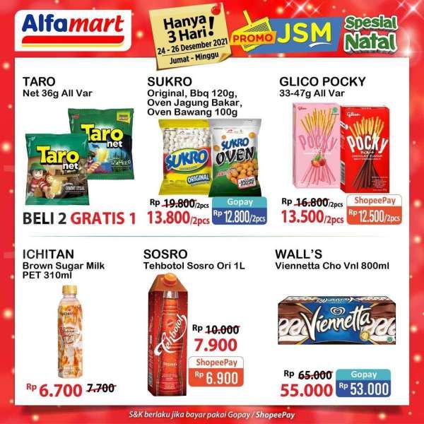 Promo JSM Alfamart 24-26 Desember 2021, Nikmati Harga Spesial di Hari Natal