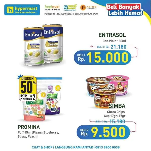 Promo Hypermart Beli Banyak Lebih Hemat Periode 16-22 Agustus 2024