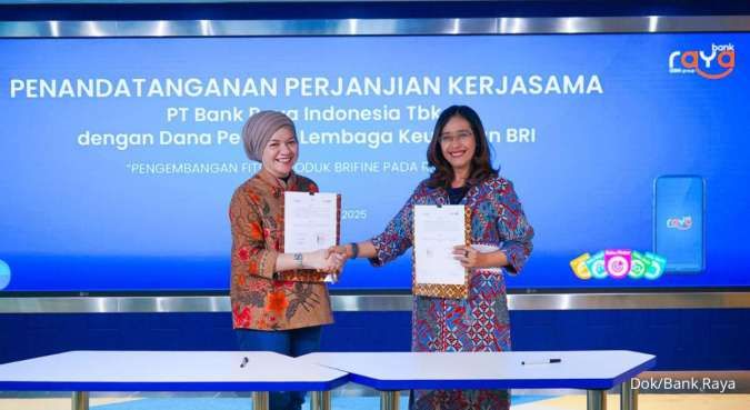 Bank Raya (AGRO) Hadirkan Fitur Dana Pensiun BRIFINE di Raya App