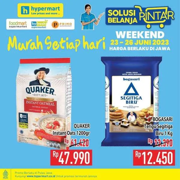 Promo Hypermart Hyper Diskon Weekend Periode 23-26 Juni 2023