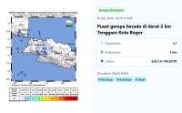 BMKG Mencatat Gempa Magnitudo 4,1 Terasa di Bogor dan Depok (10 April 2025)