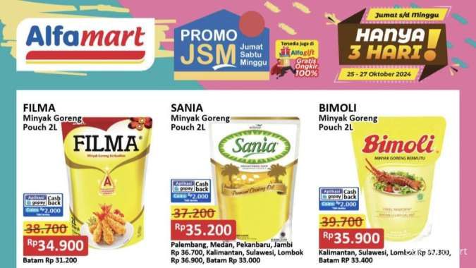 Katalog Promo JSM Alfamart Spesial Gajian Periode 25-27 Oktober 2024, Hanya 3 Hari!