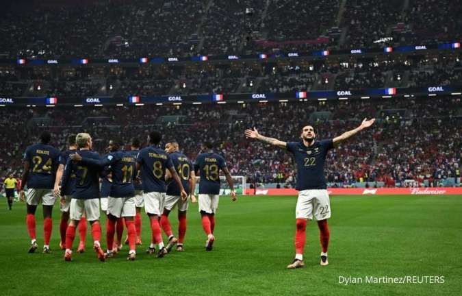 Prediksi Line Up Prancis di Final Piala Dunia Qatar, Argentina vs Prancis