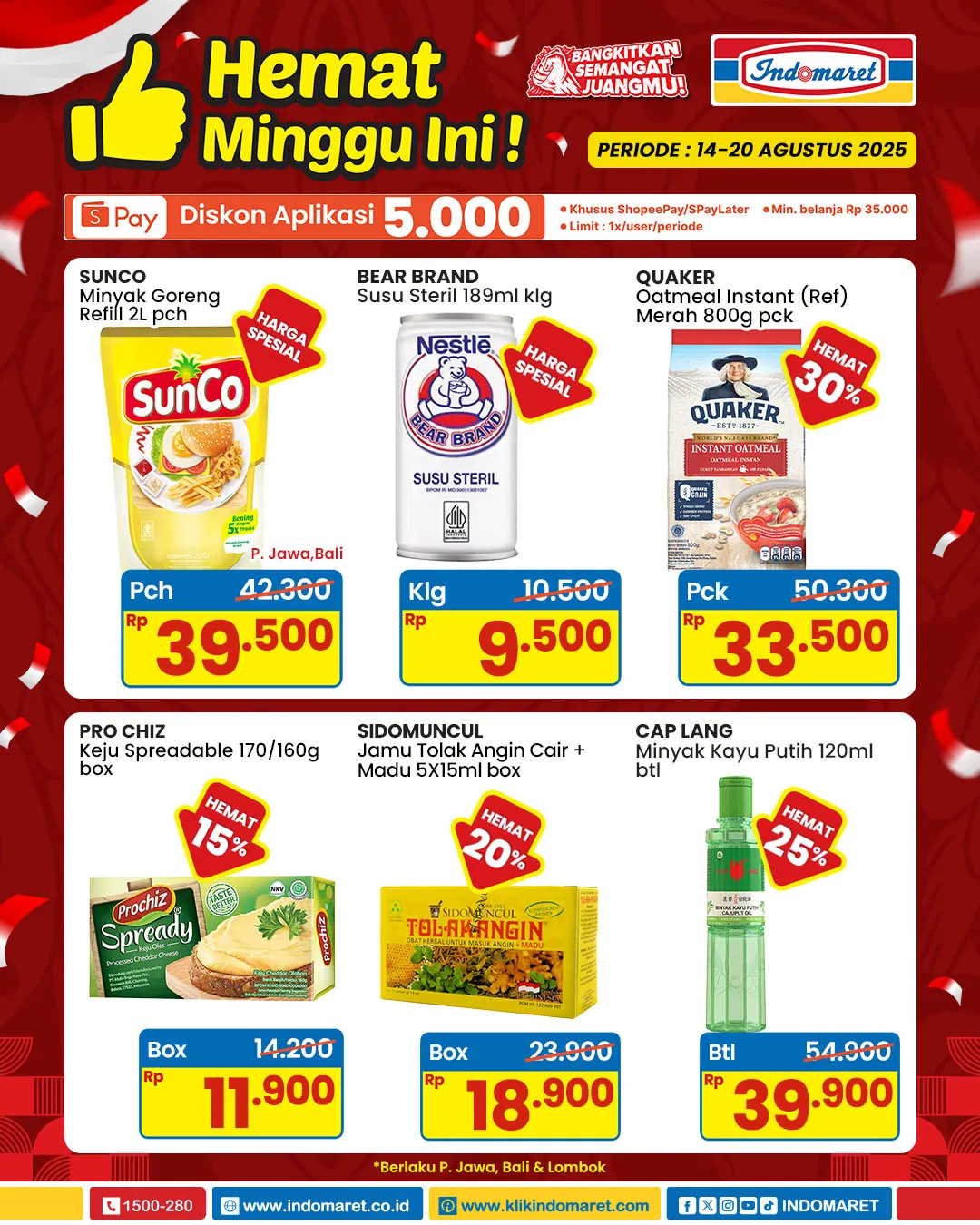 Promo Indomaret 14-20 Agustus 2025 Hemat Minggu Ini
