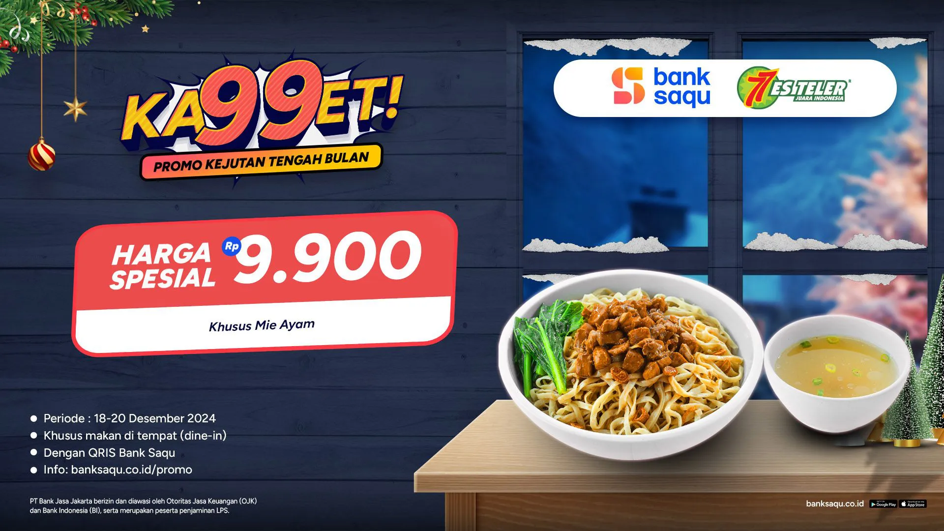 Promo Bank Saqu x Es Teler