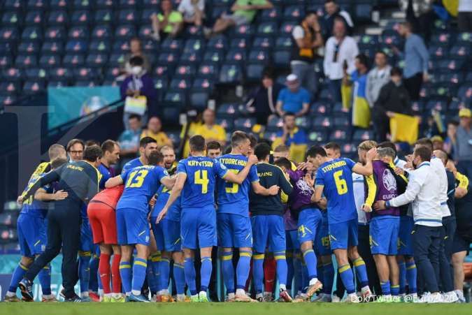 Hasil Euro 2020 Swedia vs Ukraina tersaji di babak 16 besar