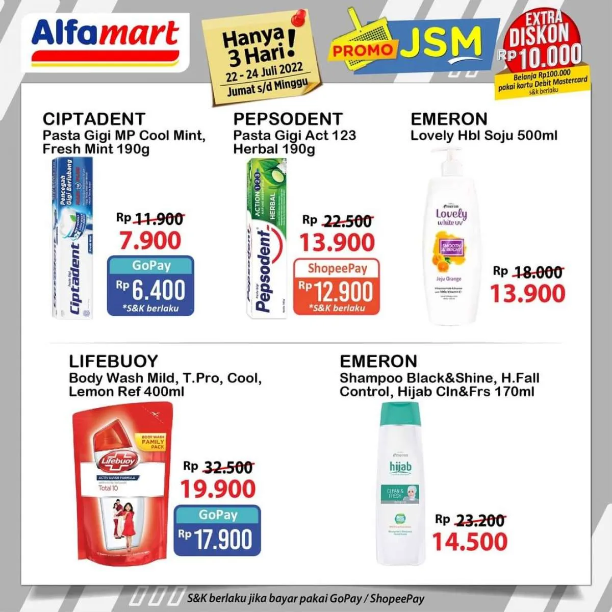 Katalog Promo JSM Alfamart Hanya 3 Hari Periode 22-24 Juli 2022