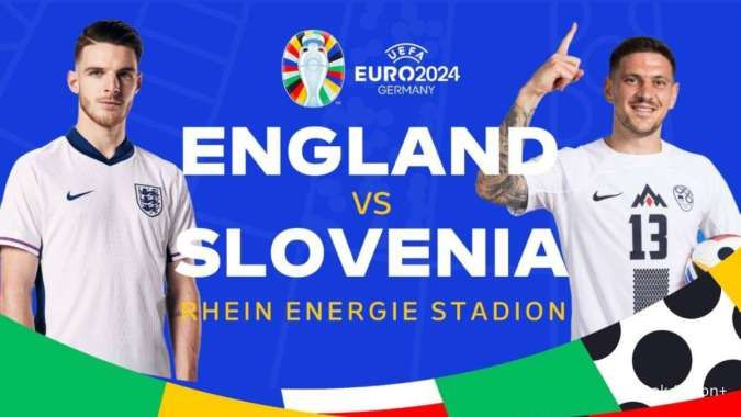 Nonton Streaming Inggris vs Slovenia, EURO 2024 Rabu (26/6) Dini Hari 