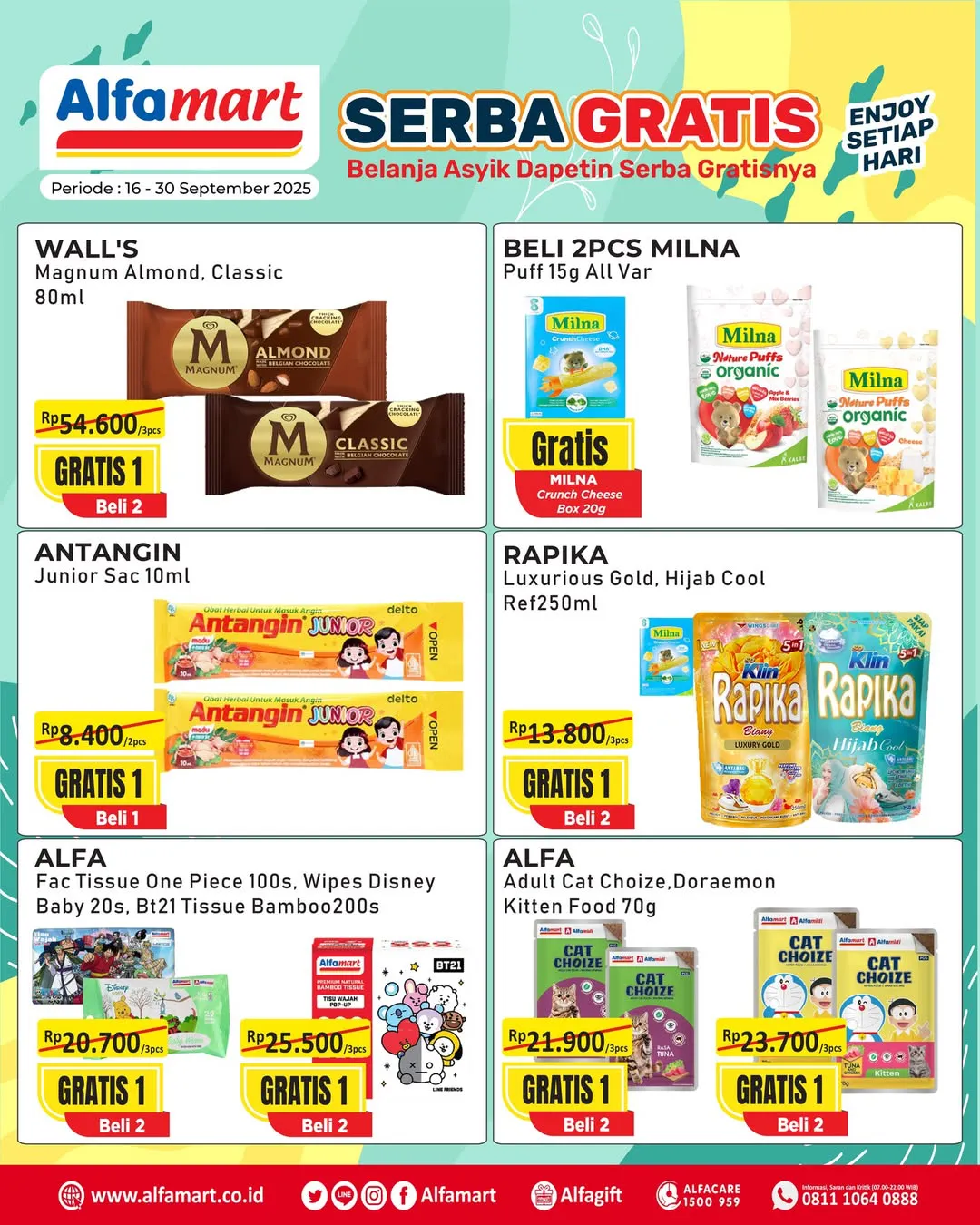 Promo Alfamart Serba Gratis 16-30 September 2025