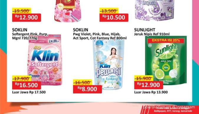 Promo JSM Alfamart Weekend 22-24 November 2024, So Klin dan Sunlight Lebih Murah