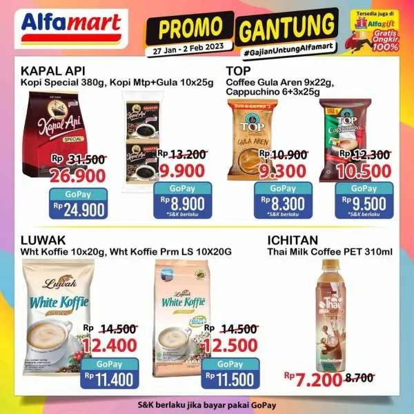 Promo Alfamart Gantung Periode 27 Januari-2 Februari 2023