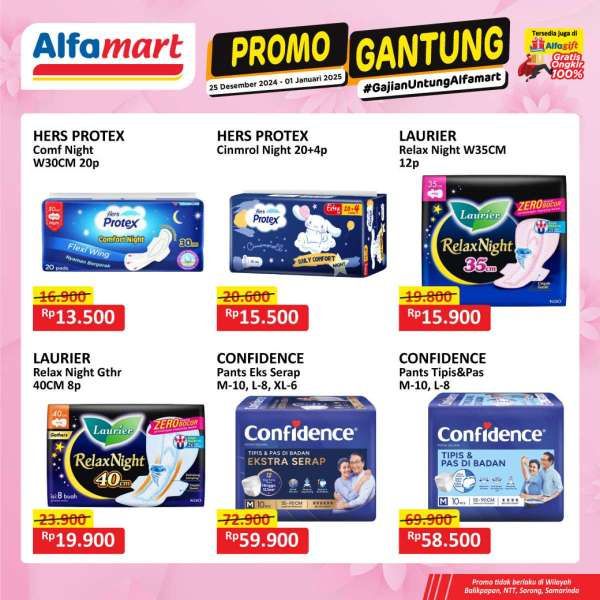 Promo Alfamart Gantung 25 Desember 2024-1 Januari 2025