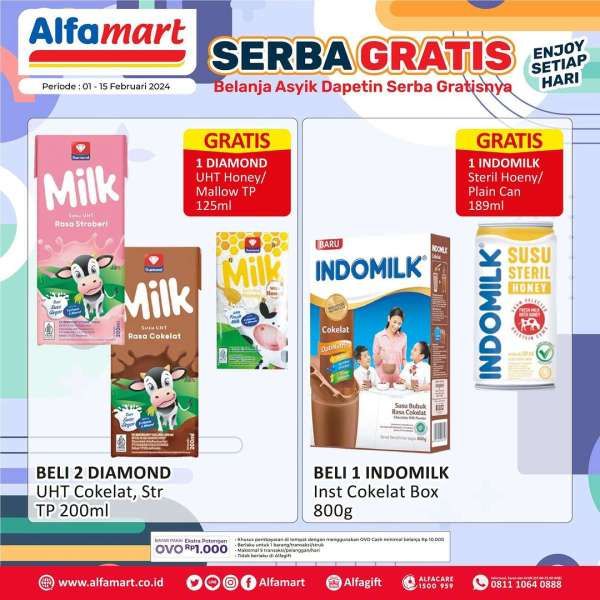 Promo Alfamart Serba Gratis Terbaru 1-15 Februari 2024