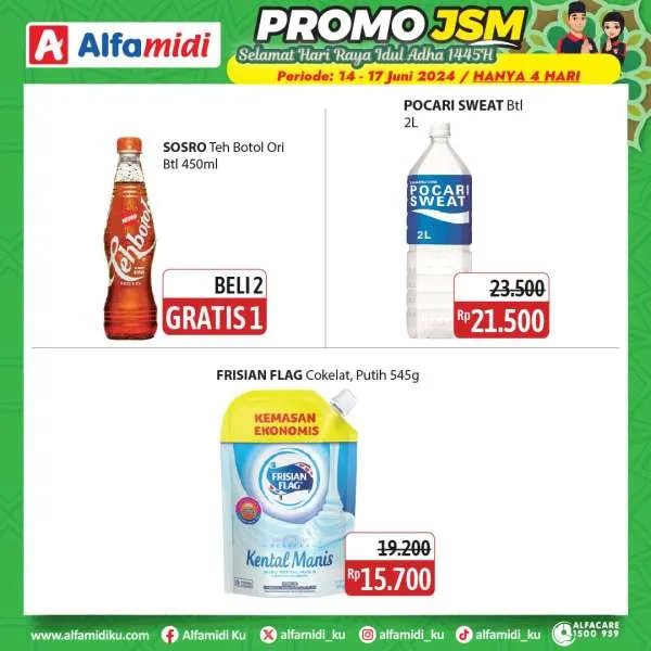 Promo JSM Alfamidi Hanya 4 Hari Spesial Idul Adha Periode 14-17 Juni 2024