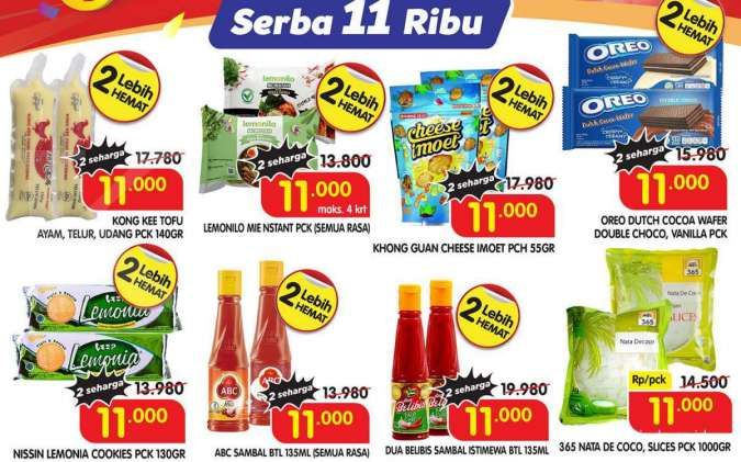Promo Superindo super seru 11.11 di 11 November 2021