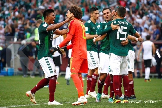 Di luar perkiraan, Meksiko bungkam Jerman 1-0