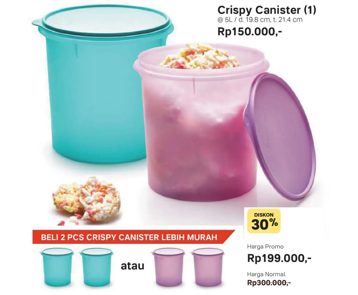 Katalog promo Tupperware Maret 2021 khusus wadah penyimpan makanan harga murah