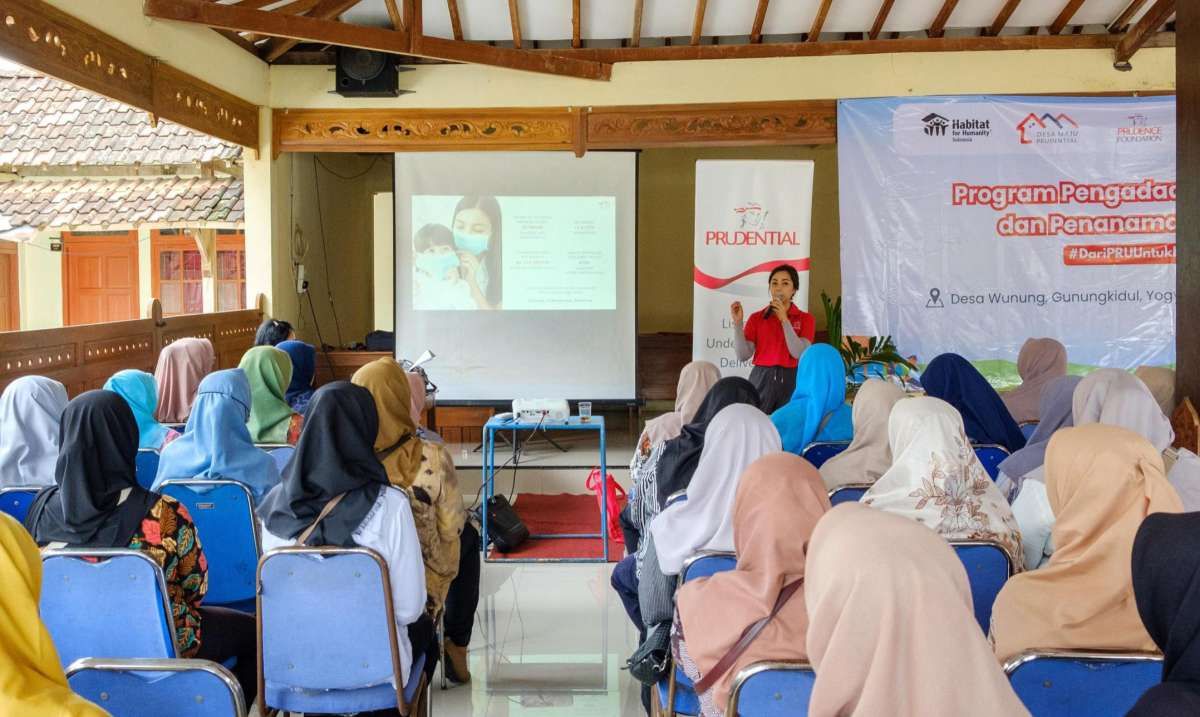 Prudential Laksanakan Program Pengadaan Akses Air Bersih kepada Masyarakat Gunungkidul