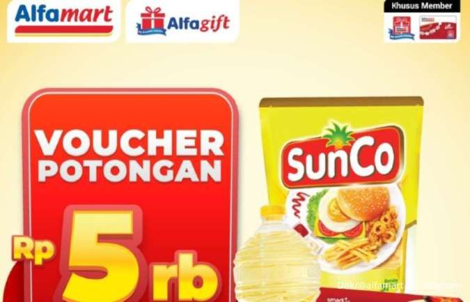 Promo Minyak Goreng di Alfamart, Voucher Cashback Rp 5.000 Berakhir Hari Ini