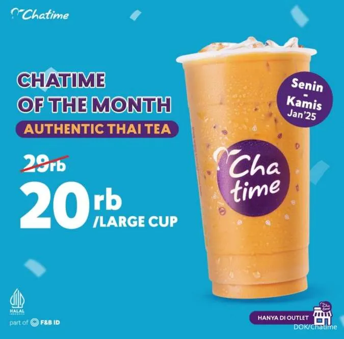 Promo Chatime Januari 2025