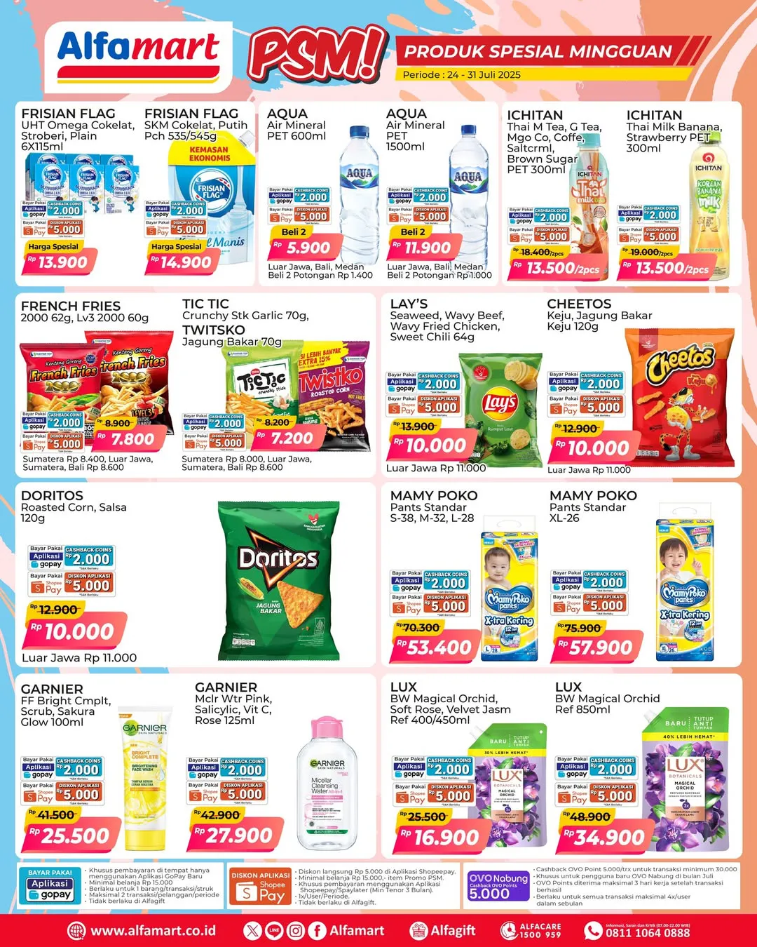Promo PSM Alfamart Periode 24-31 Juli 2025