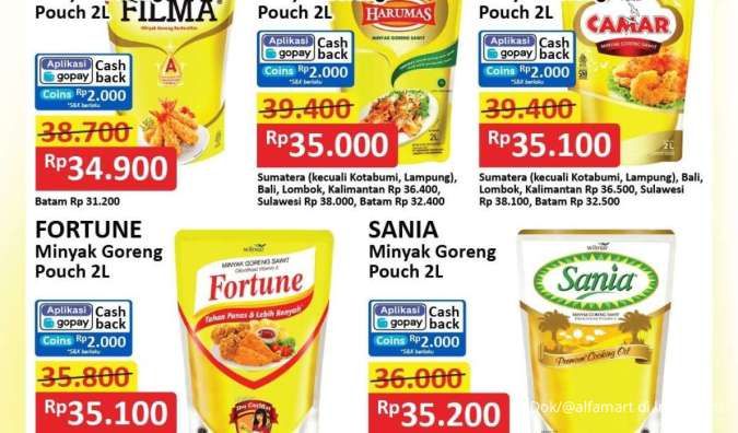 Promo Minyak Goreng Alfamart & Superindo Weekday, Promo Harga Spesial Akan Berakhir