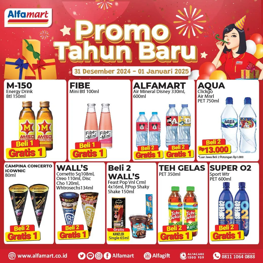 Promo Alfamart Spesial Tahun Baru Periode 31 Desember 2024-1 Januari 2025