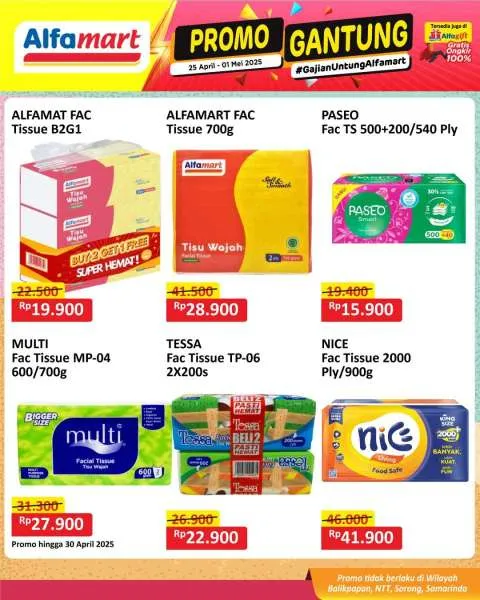 Promo Alfamart Gantung Periode 25 April-1 Mei 2025