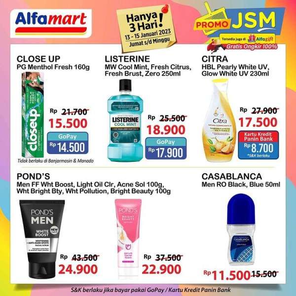 Katalog Promo JSM Alfamart Hanya 3 Hari Periode 13-15 Januari 2023
