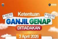 Aturan Ganjil Genap di Jakarta Hari Ini (3 April 2026), Berlaku atau Tidak?