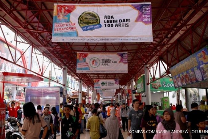 Shuttle bus gratis disediakan menuju Jakarta Fair