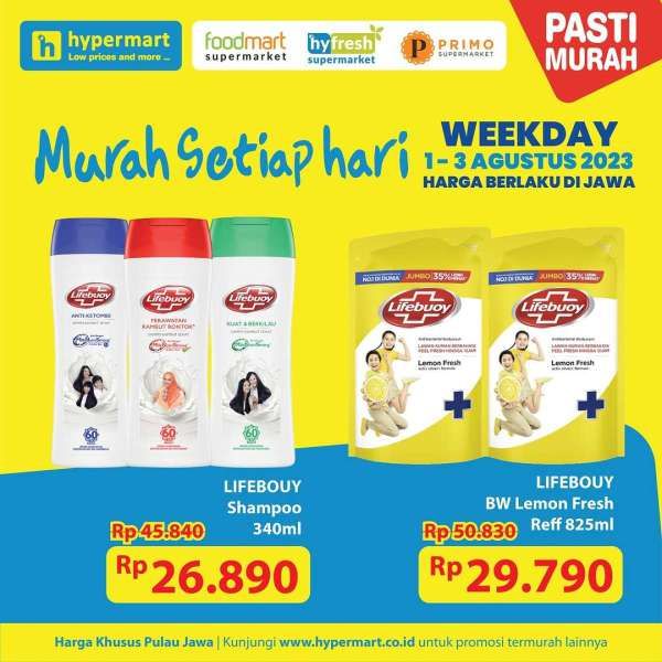 Katalog Harga Promo Hypermart Weekday 1-3 Agustus 2023