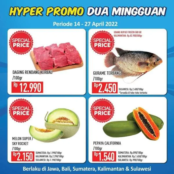 Promo Hypermart Dua Mingguan Periode 14-27 April 2022