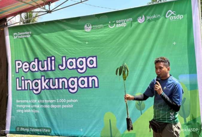 Kurangi Emisi Sekaligus Perkuat Ekosistem, ASDP Tanam 3.000 Mangrove di Mawali