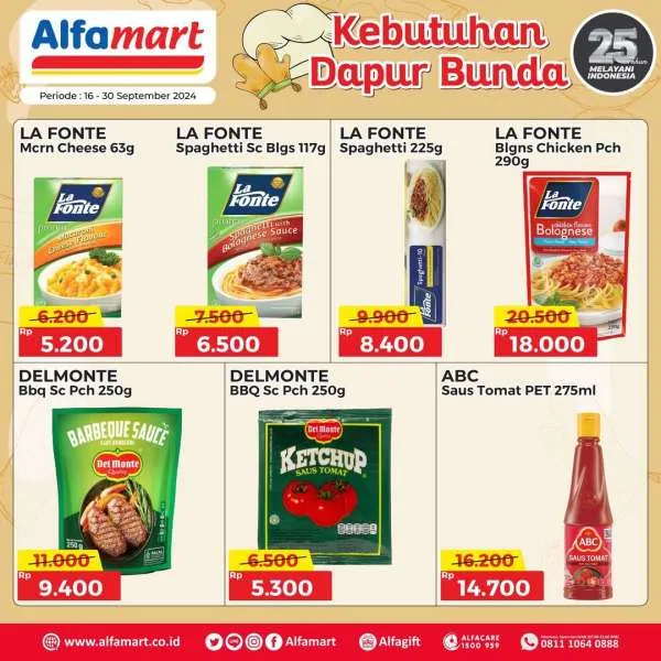 Promo Alfamart Kebutuhan Dapur Periode 16-30 September 2024