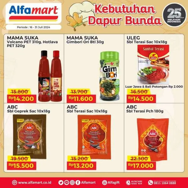 Promo Alfamart Kebutuhan Dapur Periode 16-31 Juli 2024