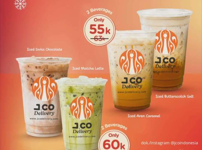 Promo J.CO Delivery Deals Bundling Minuman Mulai Rp 55K, Cuma sampai 16 November