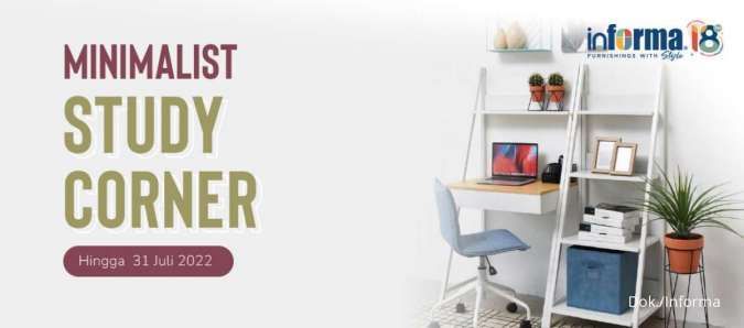 Promo Informa Juli 2022, Beli Meja dan Kursi Belajar Minimalis Diskon 50%!