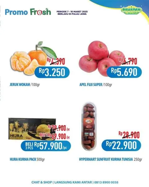 Promo JSM Hypermart Hyper Diskon Weekend Periode 7-10 Maret 2025