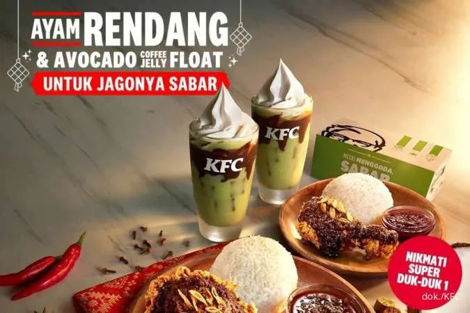 Baru! Promo KFC di Bulan Puasa 2023, Ayam Rendang dan Avocado Float Rp 40.909