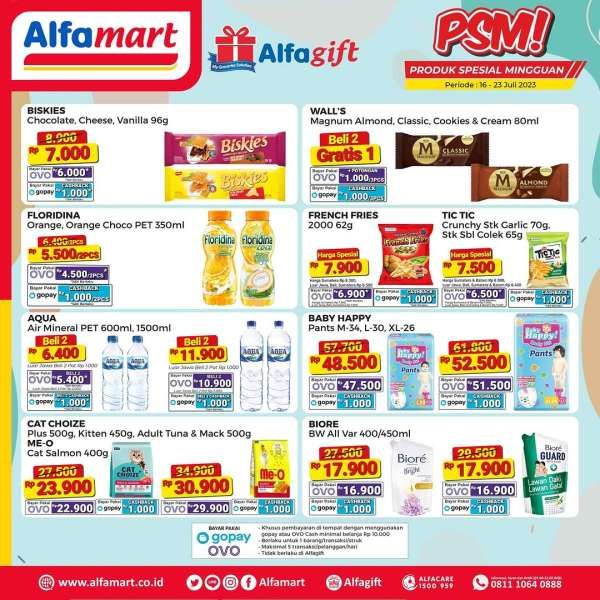 Katalog Harga Promo Alfamart Terbaru 16-23 Juli 2023